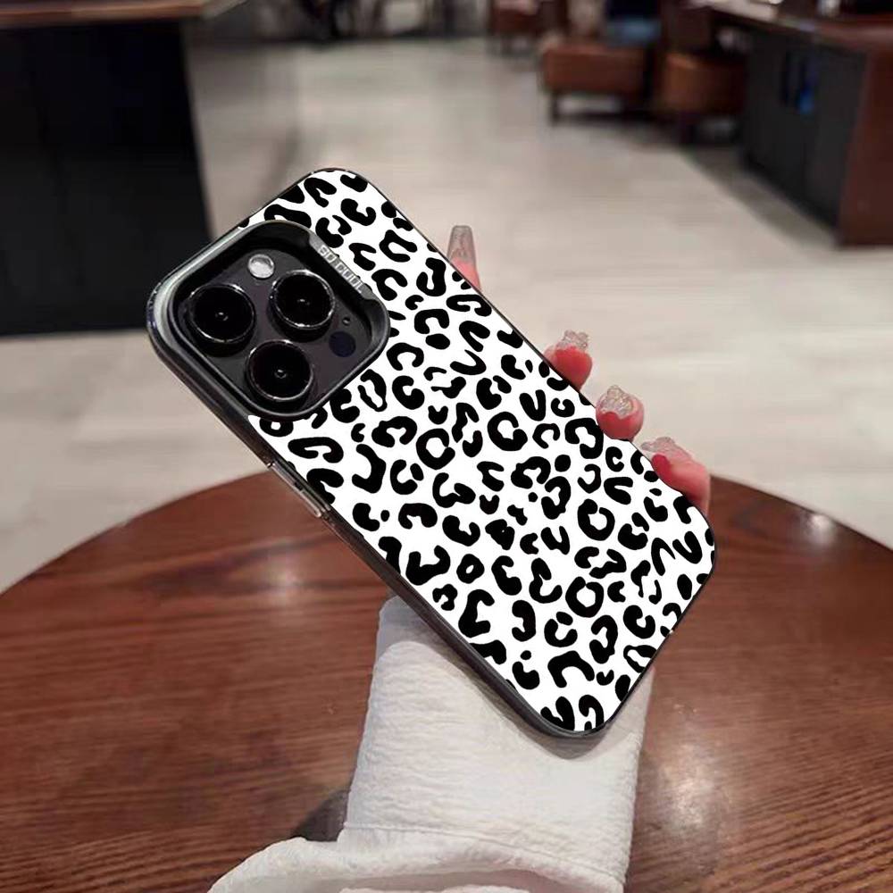 Sexy Leopard Print Phone Case For IPhone 17 16 15 14 13 12 Mini 11 8 7 Pro Max Plus Colorful Phone Case