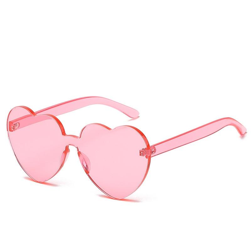1 Pieza Gafas de Sol de Corazón de Moda para Mujer Gafas de Sol Retro con Forma de Corazón de Amor para Señoras Gafas de Sol para Compras