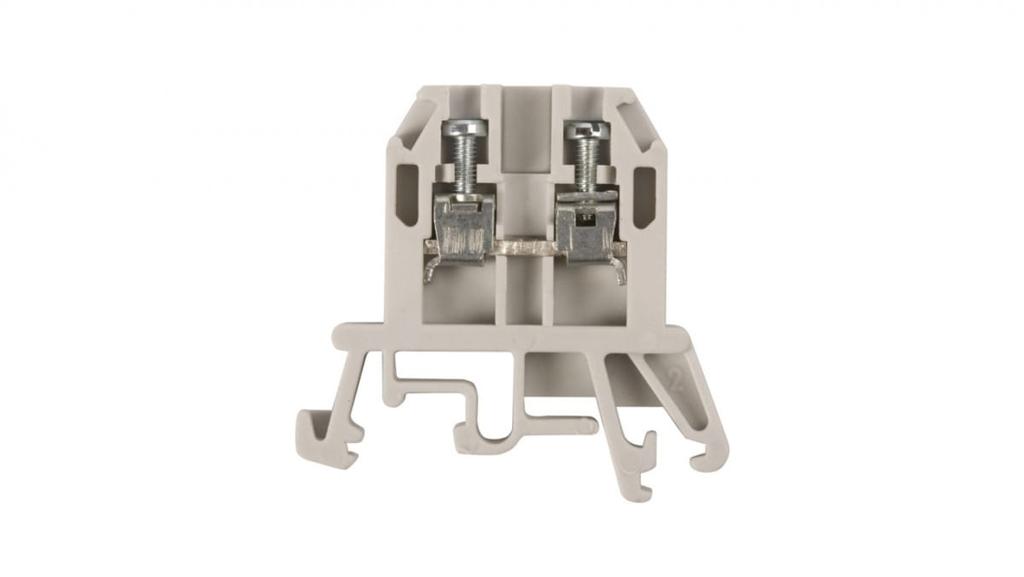 2-Wire Rail Terminal Block 2.5 Mm2 Gray Zug-G2,5 A11-0078