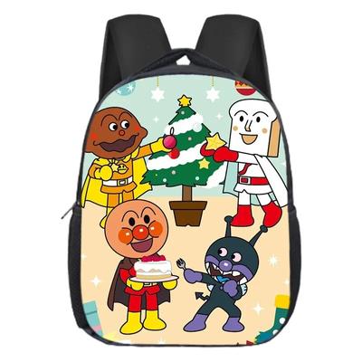 40 cm Anpanman Mode Schultasche Student Rucksack Kindergarten Persönlichkeit Cartoon Polyester Umhängetasche
