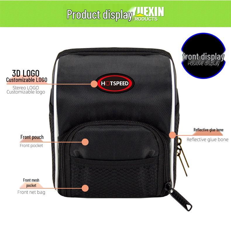 Outdoor Sports Bicycle & Scooter Handlebar Bag - Versatile Front Storage for Mountain and Folding Bikes
