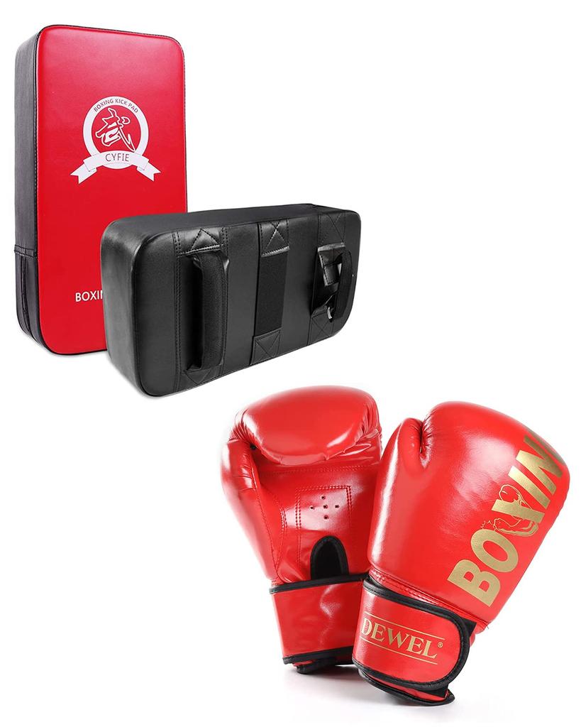CYFIE Kick Karate and Boxing Punching Gloves for Mixed Martial Stress Set of 2 Mitts, Gloves, 8oz, Hitting, Arts, Relief, Beginners,
