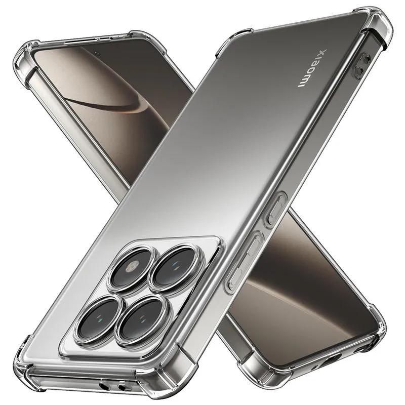 

Чехол для Xiaomi 15 14 13 15T 14T 13T 12T Pro Lite Защитная крышка Четыре угла Ударопрочный бампер Coque Fundas Xiaomi 13 Ultra