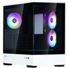 Mini Tower PC-kabinett uten strømforsyning - ZALMAN P30 BW (Svart/Hvit) - Micro ATX/Mini-ITX - 3x120mm A-RGB - USB-C/3.0/HD-lyd