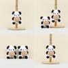 Pluszowa Zawieszka Panda Uroczy Design Niedźwiadka Ciasteczkowego Miękka Zabawka 11cm