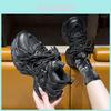 Old School Damenschuhe Mit Dicker Sohle Strapazierfähige Gummisohle Für Lässige Tägliche Abnutzung