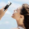 Handheld Spray Fan with Powerful Motor Strong Airflow 4 Speeds Low Noise Rechargeable Personal Small Pocket Fan