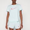 New Nike Dri Fit Regular T Shirt Women's Glacier Blue FV6373-474