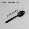 Lion Search Black Plastic Soup Spoons, 1000-pack