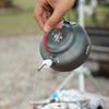 Portable Outdoor Coffee & Tea Kettle Set - 1.2L & 1.8L Camping Cookware with Pots and Pans