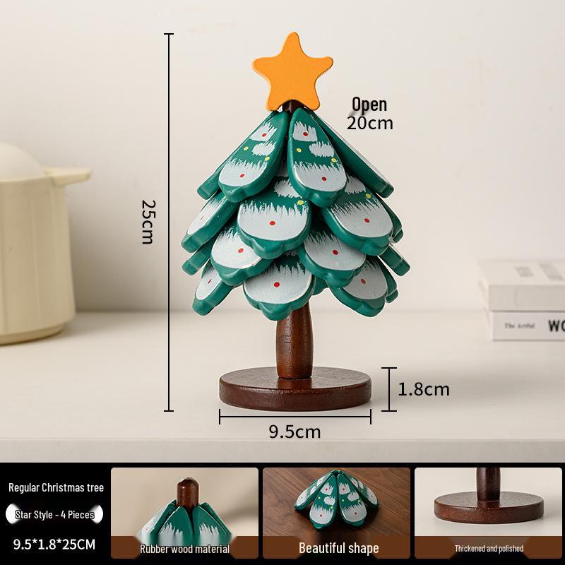 Tree-Themed Heat-Resistant Coaster - Creative Holiday Tea Cup Pad