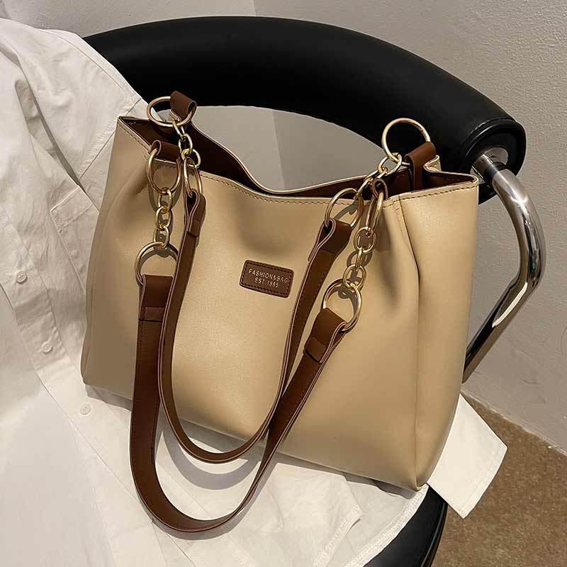 Damska letnia modna torba na ramię o dużej pojemności: Wszechstronna, Modna, Niszowa Torba o Teksturze