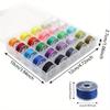 25/36 Grids Household Sewing Machine Color Shuttle Core Set, Multi-color Sewing Thread, Practical and Easy To Install
