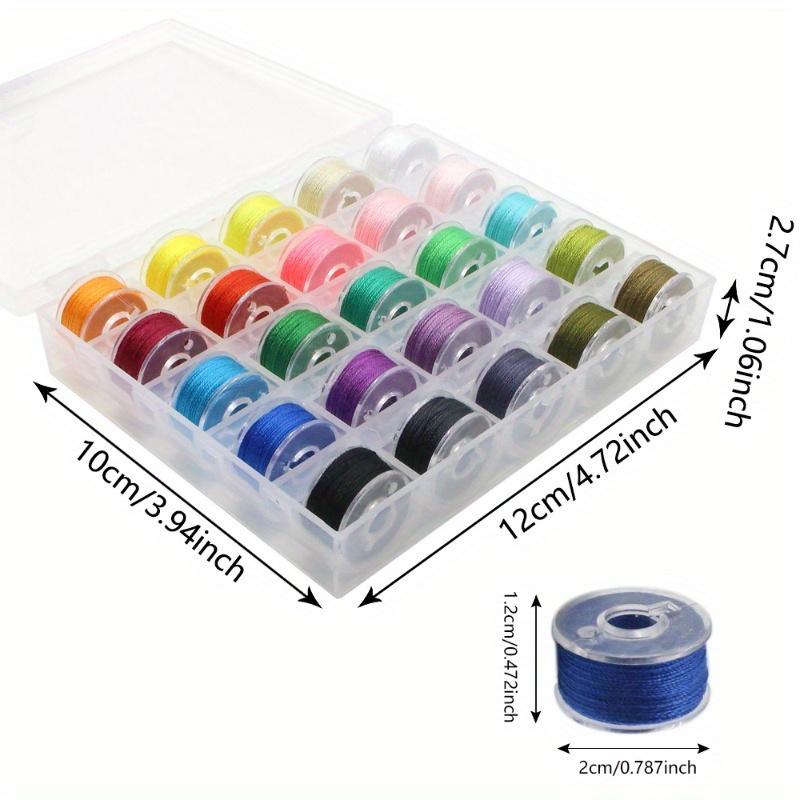 25/36 Grids Household Sewing Machine Color Shuttle Core Set, Multi-color Sewing Thread, Practical and Easy To Install