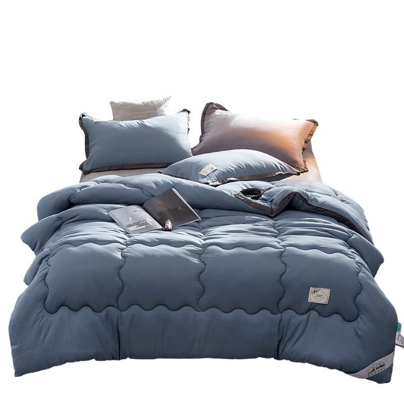 CHANSI Nordic Style 3D Solid Color Winter Quilt