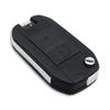 Modified Flip Folding Car Key Shell For Peugeot 307 107 207 407 Citroen C2 C3 Xsara Remote 2 Button Key Case Hu83 Blade