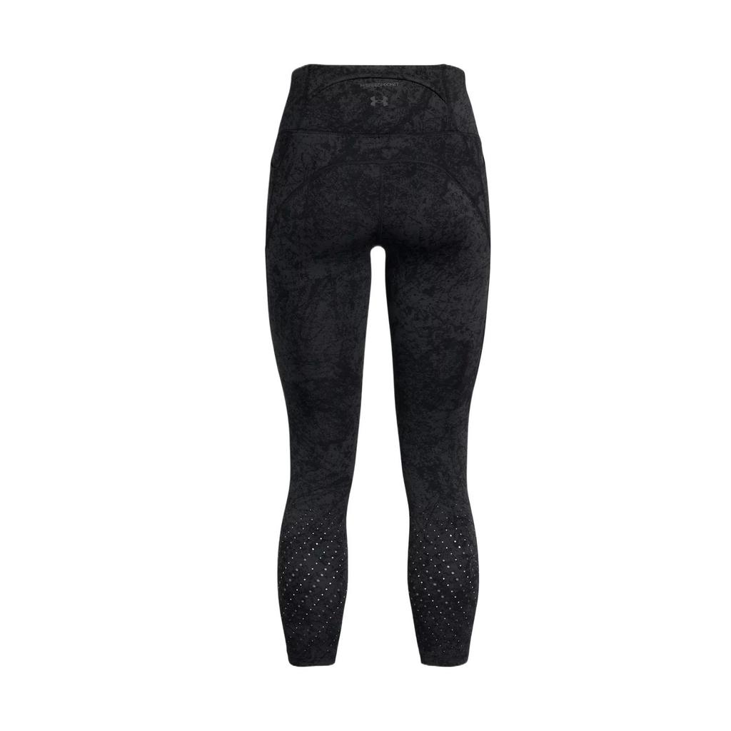 Under Armour UA Launch Elite Cool Series Full Print Comfortable Breathable Knitted Sports Long Pants Women Bottoms Black 1386334-001