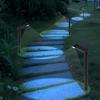 2 Pcs Solar Pathway Lights Outdoor LED Solar Lights Waterproof Solar Powered Landscape Stake Lights for Lawn Patio Walkway Driveway Decor