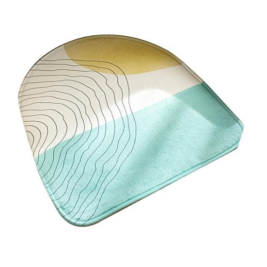 

U-образная подушка для стула, нескользящая подушка из пены с эффектом памяти, максимальный комфорт, облегчение боли, утолщенный чехол на заднее сиденье Large H