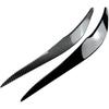 Car Evil Headlight Eyebrows Compatible with BMW 2 Series F22 F23 220i 228i 230i M235i M240i 2015-2019 Front Light Eyelid Cover 3D Stickers(Gloss
