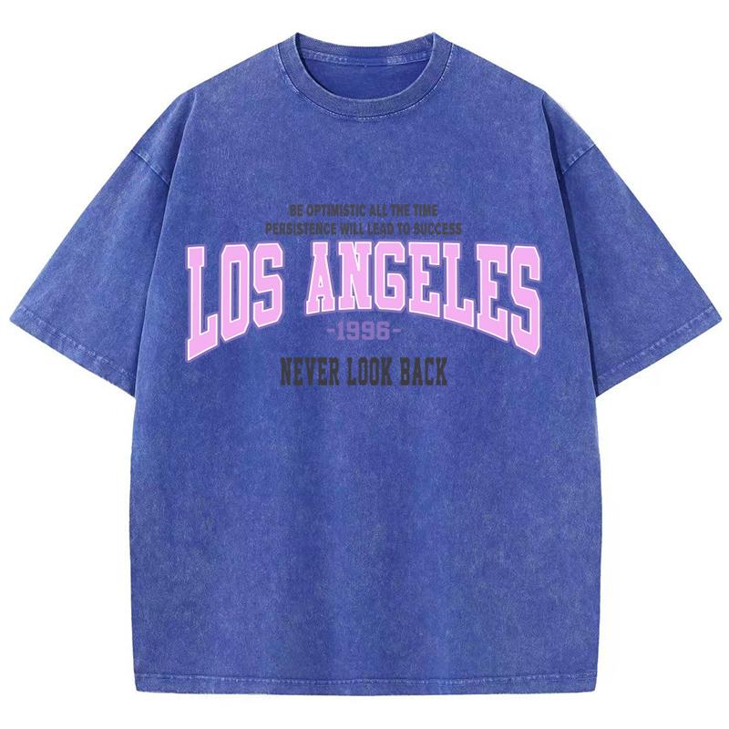 Womans Cotton Washed T-Shirts Fashion Loose O-Neck Short Sleeve Brooklyn New York Printing Tops Summer Street Female Clothes