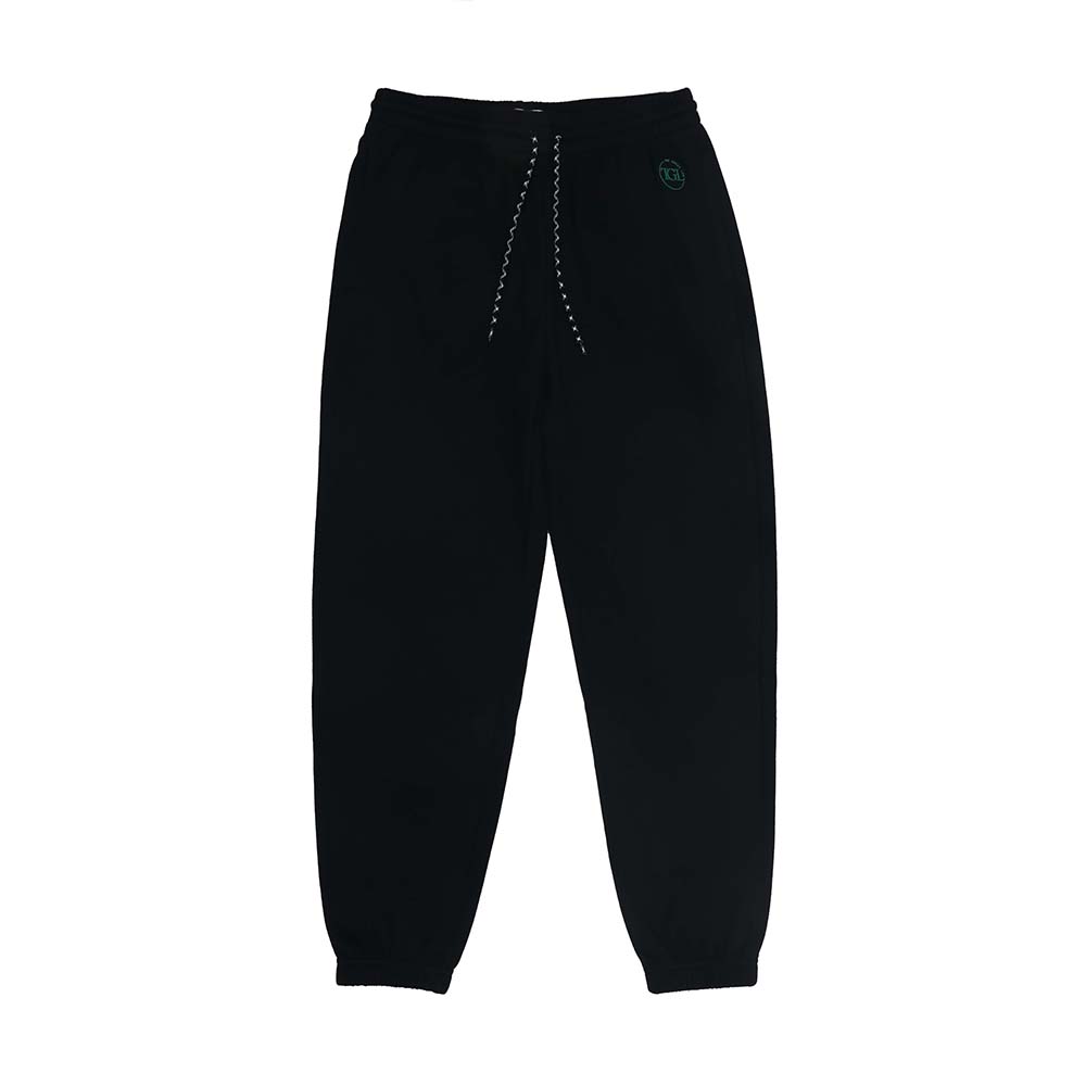 THE GREEN LAB Essential Jogger Pants [White Melange/Black]