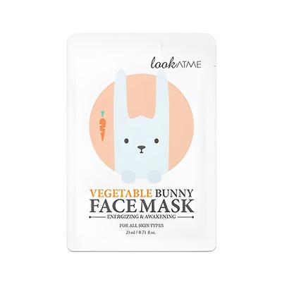 LookATME - Gemüse-Hasen-Gesichtsmaske 1 Stück