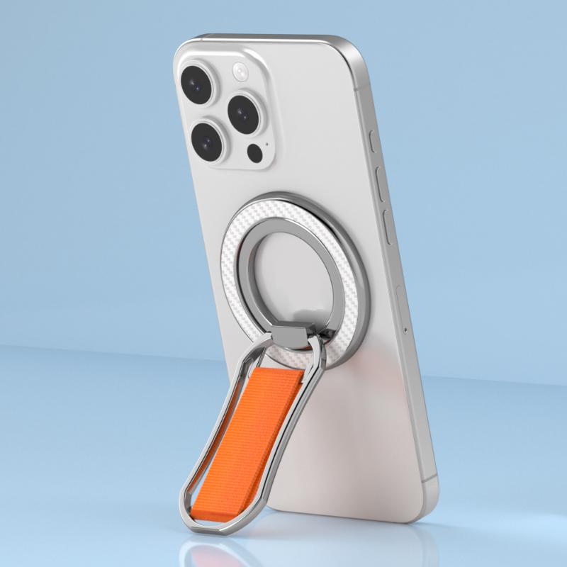 Handy Metall Magnet Halter für Magsafe Abnehmbar Verstellbar 360° Drehung Starker Magnet Ständer für iPhone 16 15 Samsung