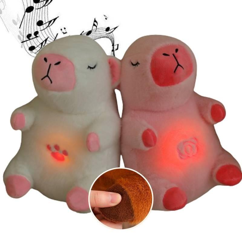 Cute And Adorable New Breathable Bear Capybara Plush Toy With Music For Kids
