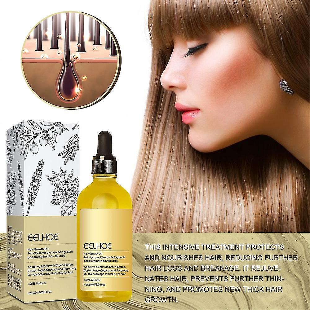3x Hair Eseential Oil for Hair Growth, Natural Anti Hair Loss Treatment  Against Hair-Thinning, Hair Regrowth Serum for Men Women