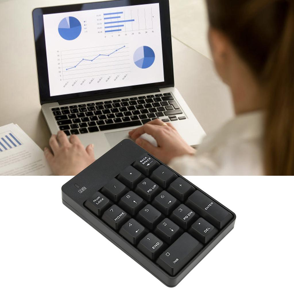 Numeric Keypad SK 51  2.4G Wireless 18 Keys Soft Press Touch USB Number Pad for Home Work