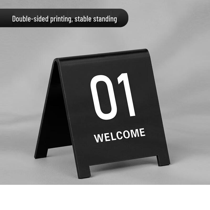 Acrylic Double-Sided Table Number Stand