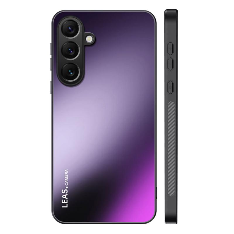 

For Samsung Galaxy S25 Case TPU PC Matte Back Phone Cover Drop Protection Purple