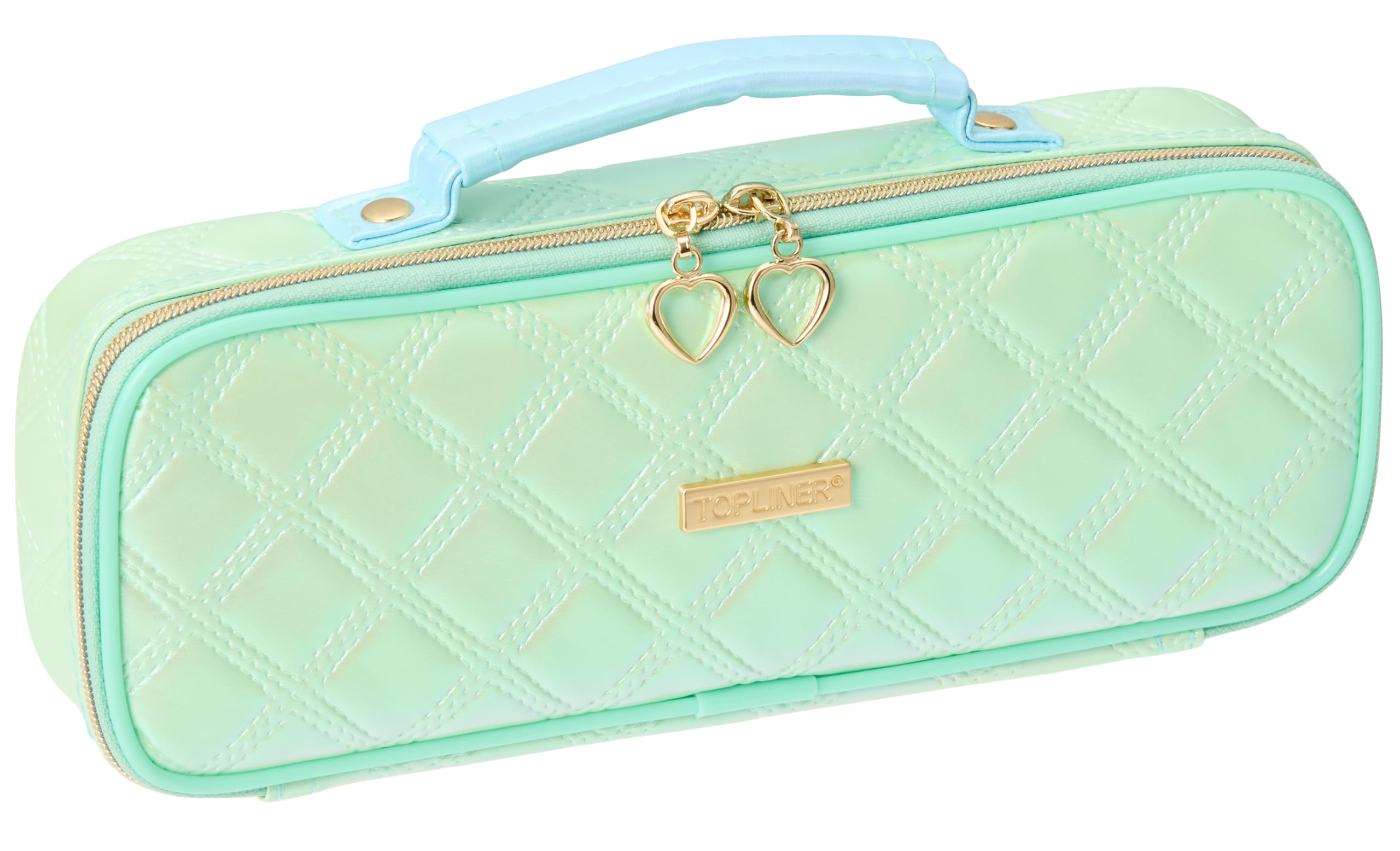 Raymay Fujii Pencil FSB1391M Case, Topliner, Quilted, Green, зелёный