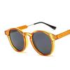 Retro Round Sunglasses UV400 Protection Unisex Brand Design Transparent Lens Men And Women Fashion Eyewear