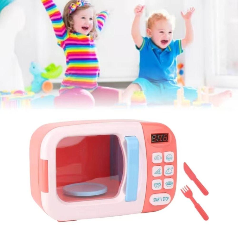DIY Simulation Microwave Toy Creative Oven Kitchen Toys Household Appliances Toys  Children's Gifts