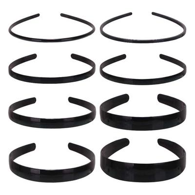 1 Pc Simple Women Headbands Fashion Head Band for Girls Black Color Casual Hair Accessories Plastic Hairband Hair Hoop Band
