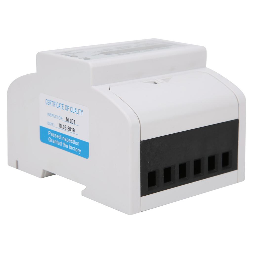 DDS548C Watt Hour Meter Single Phase 4P 230V Power Energy Meter 35mm Din Rail Mount