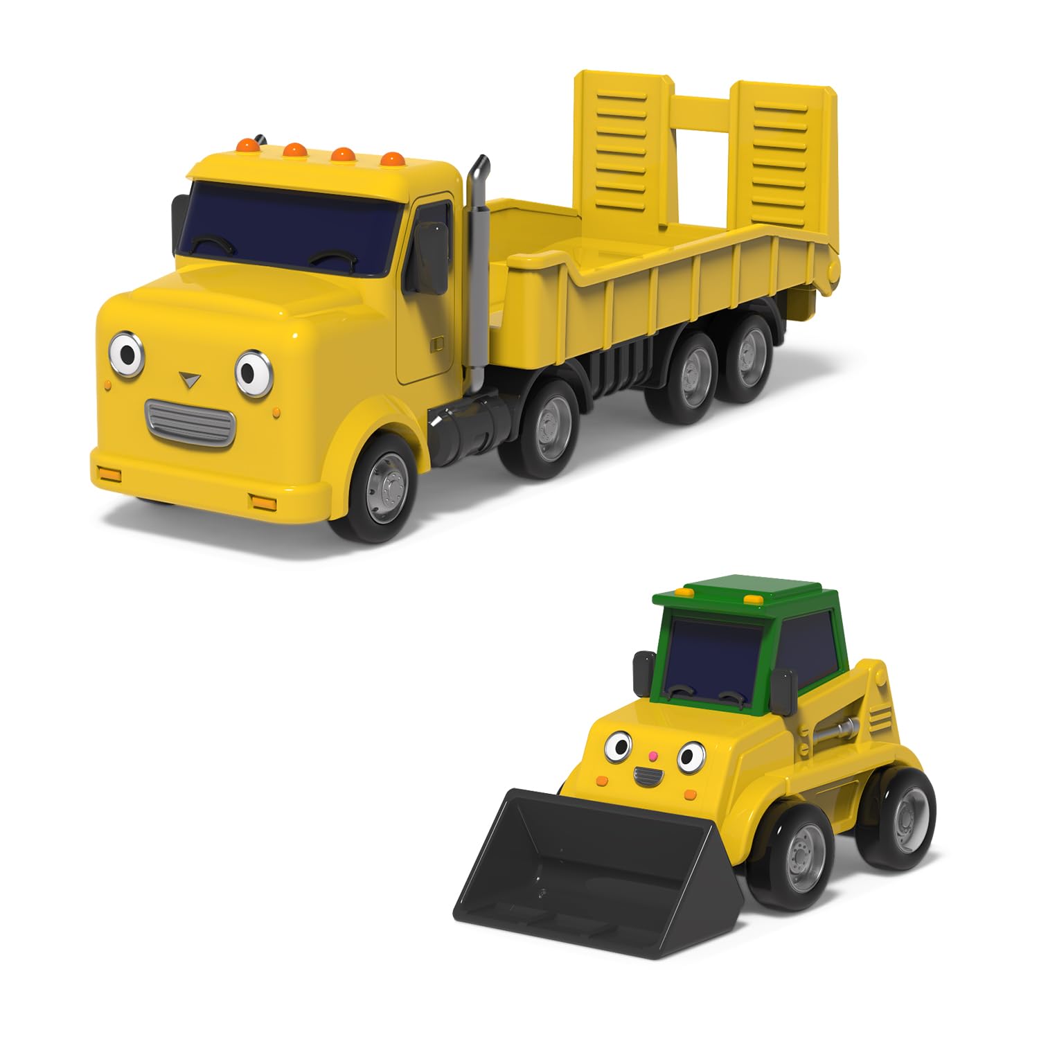 Tayo Friends Mini Car Double Set - Bucket & Mack