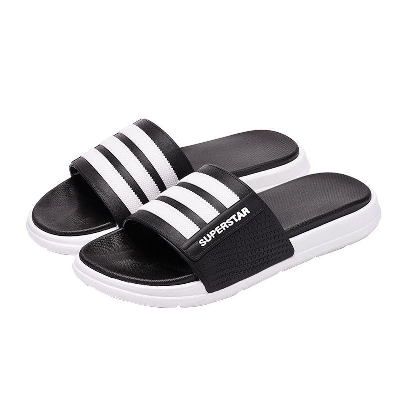 New slippers men's summer couples can wear thick-soled non-slip and wear-resistant fashionable cool slippers women's shoes