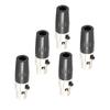 5pcs 4-Core Female Plug Mini XLR Audio Microphone Connector