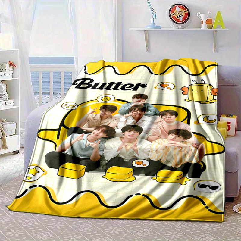 Vivid Dreams kpop Blanket Flannel Blanket for bed, sofa, Camping, Hiking, Picnic Essentials, gift for family Fan gifts