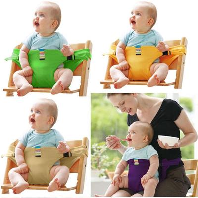 Baby Dining Chair Safety Belt Portable Seat Lunch Chair Seat Stretch Wrap Feeding Chair Harness Baby