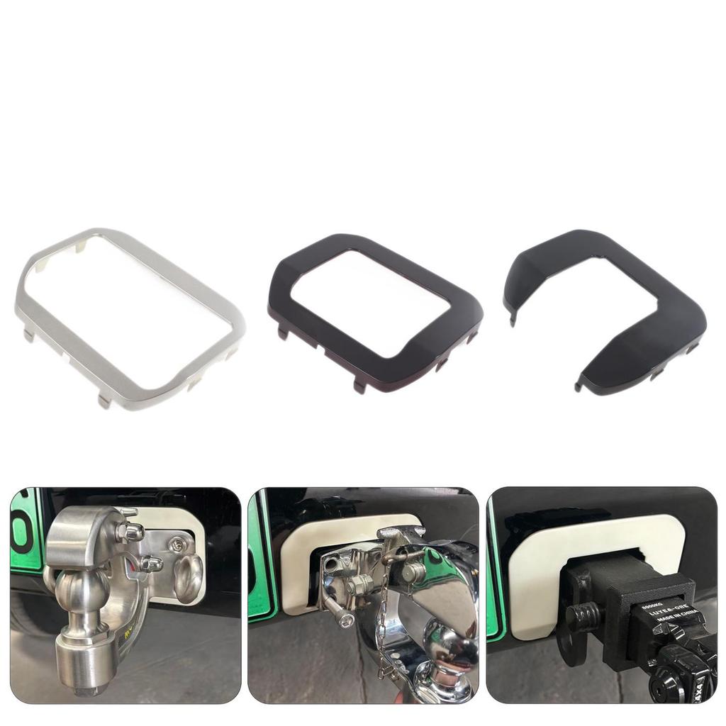 26 Models Tiger Head Trailer Hitch Cover, Nebula Gray & Silver, Square Mouth Protective Cap, Phantasmal Purple Design