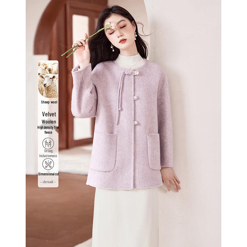 

Fleeting Time 2025 Winter Round Neck Petite Women s Coat M