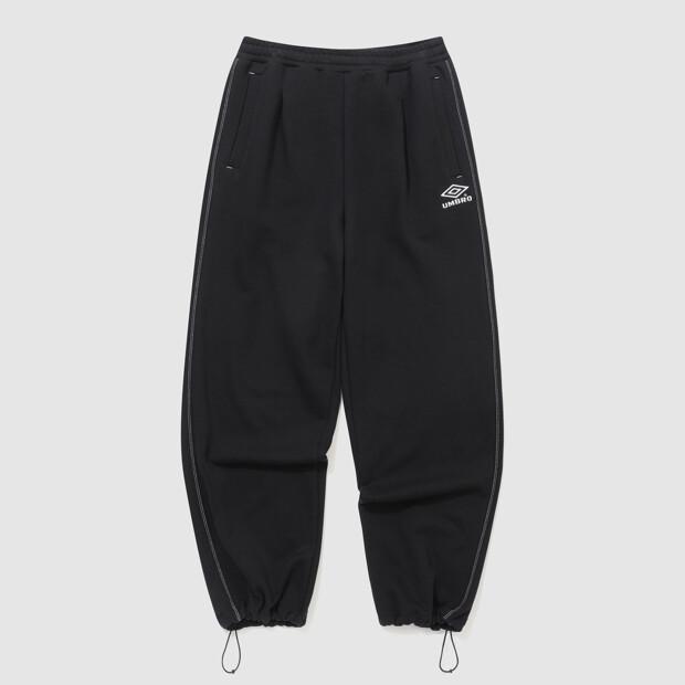 UMBRO Crispy Taslan Wide Straight Sweatpants Black (Uq321Cfp91) (A Type)