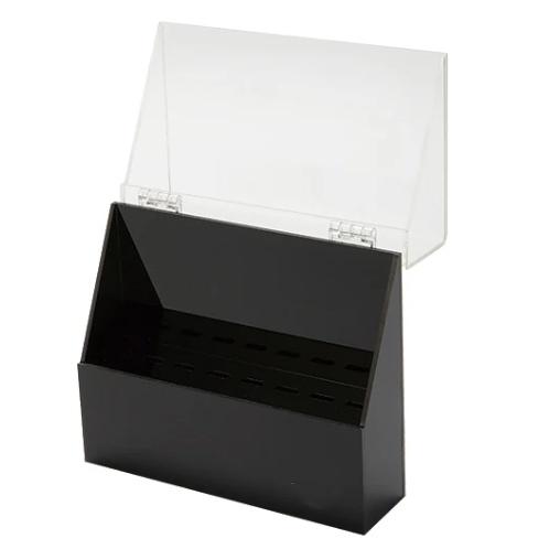 

XIUSUZAKI Акриловый держатель для хранения пинцетов 8 шт. Подставка для пинцетов для наращивания ресниц Инструменты для наращивания ресниц Коробка для хранения ресниц чёрный