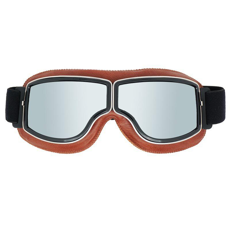 Trendy Retro Harley-Style Windproof Motorcycle Goggles with Sun Protection
