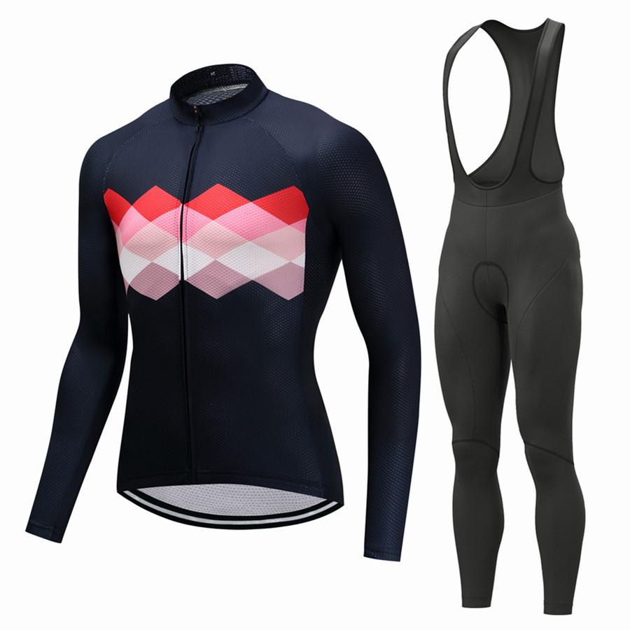 2026 Summer and Autumn Long-sleeved Cycling Suit, Women's Top, Overalls, Trousers, Quick-drying and Breathable Cycling Clothing