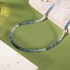 Color Treasure Jewelry Natural Aquamarine Beaded Necklace S925 Silver Accessories Xiaohongshu Wechat Channels